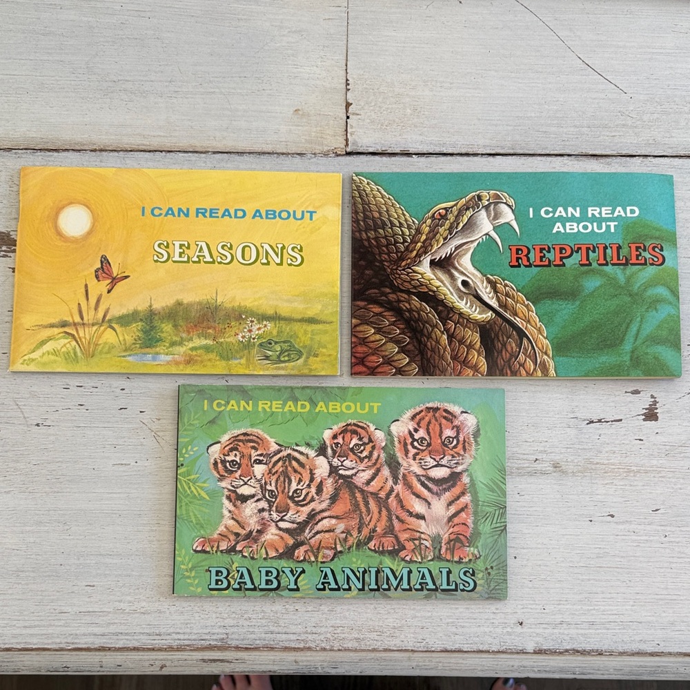 I Can Read About Book Series - 70s Troll Associates Softcover Books Lot of 3